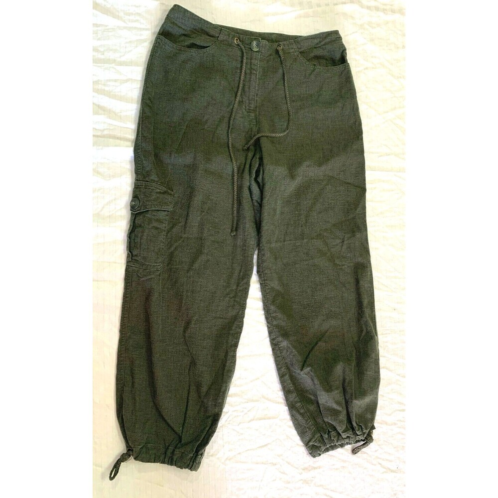GEORGE WOMENS CARGO CAPRIS PANTS WAIST 28 IN
